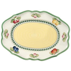Villeroy & Boch French Garden Fleurence Porcelain Multicolour Oval Serving platter