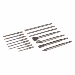 Silverline 196570 SDS Plus Masonry Drill and Steel - Set of 15