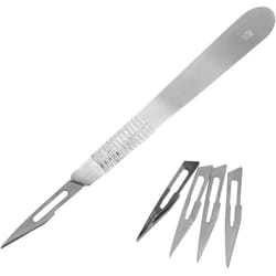 Modelcraft PKN1214/3/11 Scalpel Tool Set with 5 x Blades , Silver , 23cm