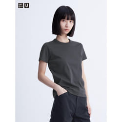 Uniqlo Japan Crew Neck T  shorT Sleeve - 08 DARK GRAY/S