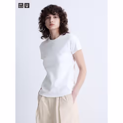 Uniqlo Japan Crew Neck T shorT Sleeve - 00 WHITE/M