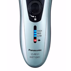 Panasonic ES-RF31 4 Blade Electric Shaver Wet/Dry with Flexible Pivoting Head for Men, Stainless - Black/Silver