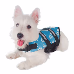 Summer Pet Dog Life Jacket Swimming Preserver Clothes Safety Vest Harness Saver - XXL Flower