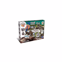 Dinosaur Fossil Excavation Kit 4 in 1 - Fossil Digging Kit for Kids, Build 4 Dinosaur Fossils, 46 pieces, Archeology Set, Din ...