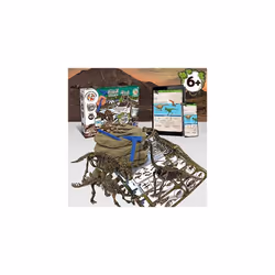 Dinosaur Fossil Excavation Kit 4 in 1 - Fossil Digging Kit for Kids, Build 4 Dinosaur Fossils, 46 pieces, Archeology Set, Dinosaur Toys, Games, Gifts