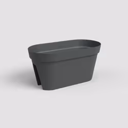 Artevasi Capri Balcony Plant Box, Anthracite, 26.8 L, 300 mm, 600 mm, 300 mm, 6 pc(s)