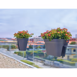 Artevasi Capri Balcony Plant Box Anthracite 6 pc(s) - Additional view 6