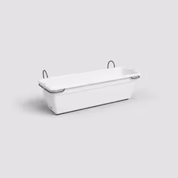 Artevasi Venezia Water Reserve Plant Box Kit, White, 10 L, 195 mm, 490 mm, 166 mm, 6 pc(s)