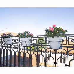 Artevasi Balcony Pot Holder With Saucer