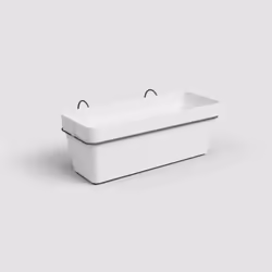 Artevasi Capri Plant Box Water Reserve Kit, White, 12.5 L, 285 mm, 502 mm, 200 mm, 6 pc(s)