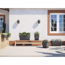 Artevasi Capri Campana Plant Box Xl Anthracite 2 pc(s)