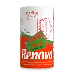 Renova Christmas Kitchen Roll 1 Roll XXL Holiday Decorative Towels