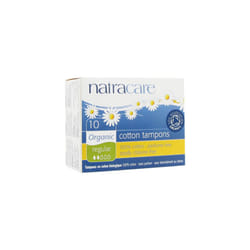 Natracare Cotton Caps Regular Flow 10 pcs