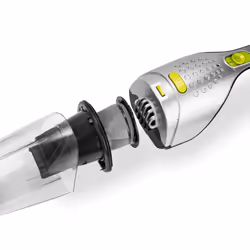 Flama 1608FL handheld vacuum Green, Silver, Transparent Bagless
