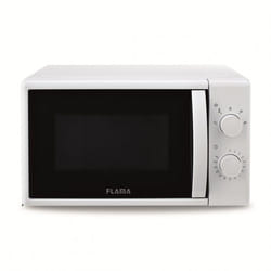 Flama 1824FL White Solo microwave Countertop 20 L 700 W