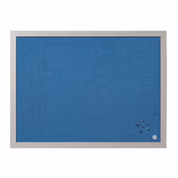 Bi-Office BLUE FABRIC NOTICEBOARD PEARL 60X45