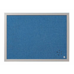 Bi-Office BLUE FABRIC NOTICEBOARD PEARL 60X45