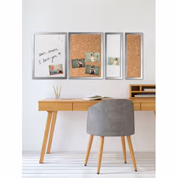 Bi-Office POSITIVE FLOW SLV MESSAGE BRD PK4