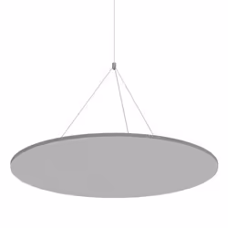 Bi-Office Archyi Sculpo (1200 x 1200mm) Ceiling Panel Round Dark Grey