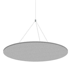 Bi-Office Archyi Sculpo (1200 x 1200mm) Ceiling Panel Round Dark Grey