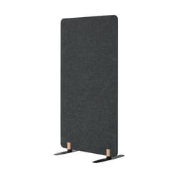 Bi-Office Archyi Sculpo 800 x 1400mm Free Standing Panel Dark Grey - S