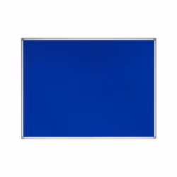 Bi-Office Earth, Fixed bulletin board, Blue, Felt, 1800 x 1200 mm, Aluminium, Aluminium