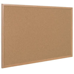 Bi-Office SF142001239 bulletin board Fixed bulletin board Wood Corkwood, Felt