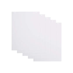 BI-Silque Bi-Office Flipchart Pad Plain A1 White 40 Sheets (Pack 5) -