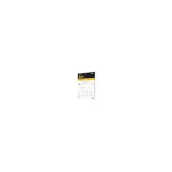 Bi-Office Tabletop Self Stick Flipchart Pad, 20 Sheets - 70 gr/mÂ² paper, 58,5 x 50 cm