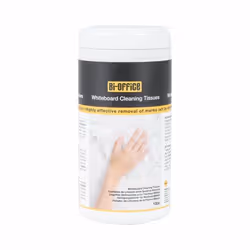 Bi-Office WHITEBOARD CLEANING WET WIPES PK100
