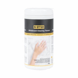 Bi-Office WHITEBOARD CLEANING WET WIPES PK100