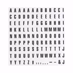 Bi-Office Bi Office Magnetic Letters Black/Red KT2220 DD