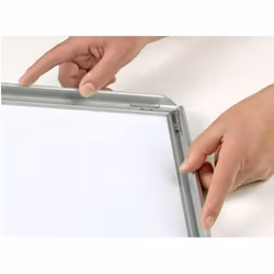 Bi-Office SUP0402 sign holder/information stand A3 Aluminium, Plastic, Steel Aluminium, White