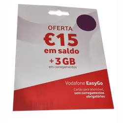 Vodafone Sim Card Portugal - Plug & Play Prepaid - Free Roaming UK EU