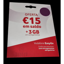 Vodafone Sim Card Portugal - Plug & Play Prepaid - Free Roaming UK EU