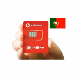 VODAFONE Sim Card Portugal Active EU Roaming Free Italia france Uk