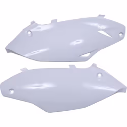 13 KAWASAKI KX250F: Polisport Side Panels WHITE