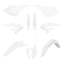 POLISPORT Plastic Kit - White Yamaha YZ125/250, Size 10 mm