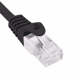 Phasak Patch Cord Cat.6 UTP Solid CCA Cat.6 UTP Solid Black 10M