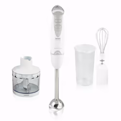 Haeger Hand Blender DOCE PLUS, Immersion blender, 400 W, Grey, White