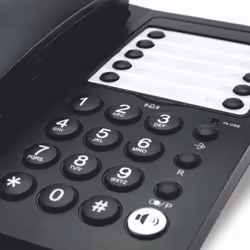Haeger HG-1020 telephone Analog telephone Black