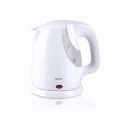 Haeger EK-13W.006B, 0.9 L, 1300 W, White, Water level indicator, Overheat protection, Cordless