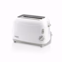 Haeger Geminy, 2 slice(s), White, Buttons, Level, Rotary, 900 W, 220 - 240 V, 50 Hz