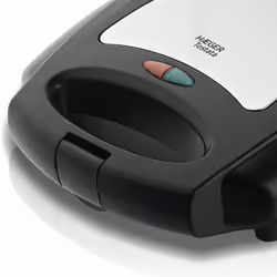 Haeger SM-75G.003A sandwich maker 750 W Black, Steel