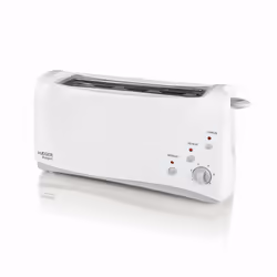 Haeger Bulgari, 2 slice(s), White, Buttons, Level, Rotary, 1000 W, 220 - 240 V, 50 Hz