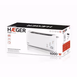 Haeger Bulgari 6 2 slice(s) 1000 W White