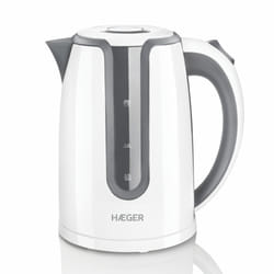 Haeger EK-22G.019A electric kettle 1.7 L 2200 W Grey, White