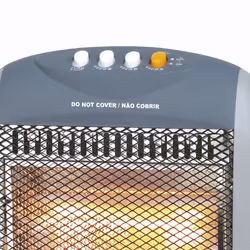Haeger Halo 1200 Plus Indoor Grey 1200 W Halogen electric space heater
