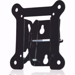 Haeger WB-T27.020A, 33 cm (13"), 68.6 cm (27"), 75 x 75 mm, 100 x 100 mm, -12 - 12°, Black