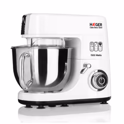 Haeger BL-15B.012A, Stand mixer, White, Knead, Mixing, 6 L, Rotary, Stainless steel